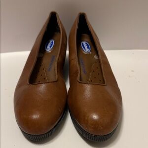 Dr. Scholl's  Women's wedge heels  brown leather size 6.5.